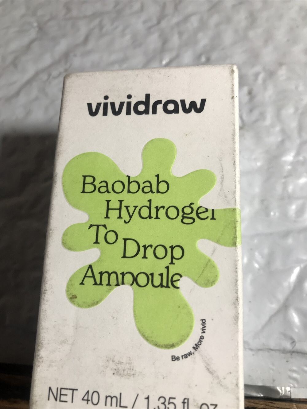 Vividraw Baobab Hydrogel To Drop Ampoule, 1.35 fl oz(40ml)